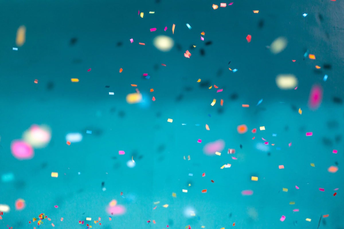 Confetti background